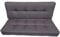 Palettenkissen Schaumkissen/Kissen Palettensofa Euro Paletten/europalleten sitzkissen/sitzkissen palettenmöbel/palettenkissen Outdoor/Sitzkissen 120 x 60 cm (braun, 2X teiliges Set)