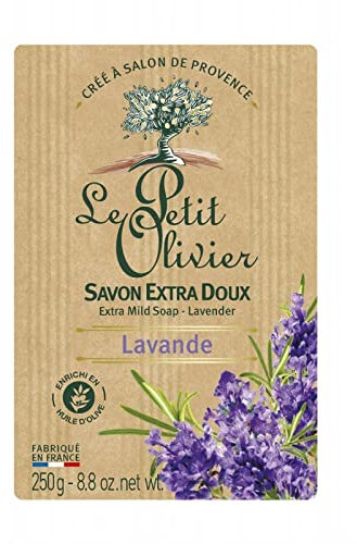 LE PETIT OLIVIER - Savon Extra Doux Lavande 250G - le Lot De 4