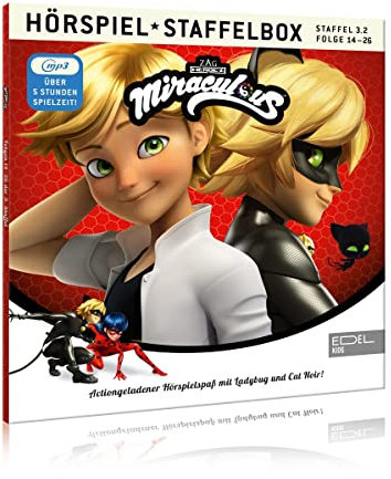 Miraculous - Geschichten von Ladybug & Cat Noir - mp3 Staffelbox 3.2 - Das Original-Hörspiel zur TV-Serie (Folgen 14 - 26)