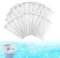 Hazrcvr Calcetines Skimmer Piscina 20 Piezas Filtros Malla Piscina Calcetines de Piscina Cesta de Filtro de Piscina Filtro Skimmer de Nailon Reutilizable Prefiltro para Skimmer Piscina