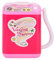 Lavadora de maquillaje, Lavadora eléctrica, Mini lavadora de simulación Lavadora eléctrica de brochas de maquillaje(Rosa roja)