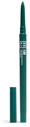 3INA - The 24H Automatic Eye Pencil 739 - Matita Occhi Verde smeraldo | Lunga durata - Impermeabile - Formula pigmentata - Texture cremosa - Pennello e temperino, Punta precisa - Vegan-Cruelty Free