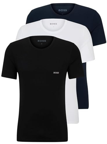 BOSS Men's R-Neck T-Shirt, Pack of 3, Openmiscellaneous982, XL