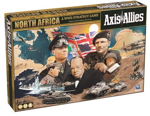 Renegade Game Studios Axis & Allies: North Africa - 2-4 Players - Ages 12+ 3 Hours Playing time - New Setting for Axis & Allies! Over 250+ Plastic Miniatures!