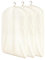 DOUZIO Custodie per Abiti in Cotone, Copriabiti Antipolvere, 3 Pezzi Di Custodia Porta Abiti Traspiranti Con Cerniera in Metallo, Copri Abiti Da Armadio per Pellicce, Visoni 140×58cm, Più Amp