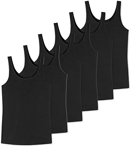Uncover by Schiesser 6er Pack Damen - Trägertop - Single-Jersey