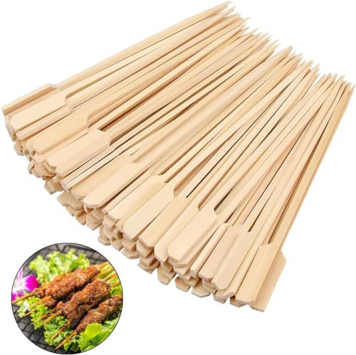 Brochettes en bois Golf pour barbecue pour grillades et cuisson Batonnets en bambou - Golf Skewers (200, 9cm)