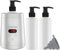 JOJOCOSMO Massage Oil Bottle Heater – Essential Oil Warmer with 360° Fast Heating, Stylized Silver Touch Design, Perfect for Spa & Salon