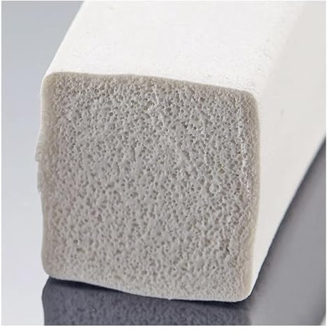 SFQEVHRZ Schaumstoff-Band, 3 Meters Silicone Foam Tape Sponge Bar Seal Strip Square Sealing 3mm, for Windows Hardware Rod Stick(High10 X Width 20 MM)