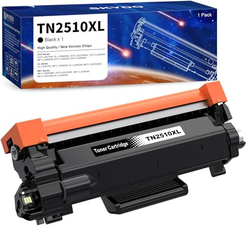 TN2510XL Toner Kompatibel für Brother TN-2510XL Tonerkartusche für Brother MFC-L2835DW MFC-L2800DW DCP-L2627DWE DCP-L2660DW HL-L2400DWE HL-L2445DW HL-L2447DW MFC-L2860DWE MFC-L2827DW