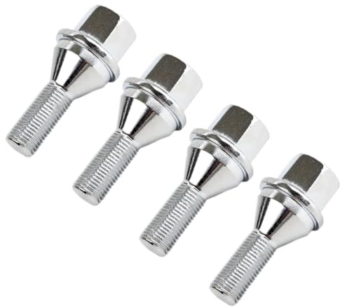 Radbolzen Kompatibel Mit Chrysler Für 200 2015 2016 2017 M12X1.25 28 Mm Silberne Radbolzen