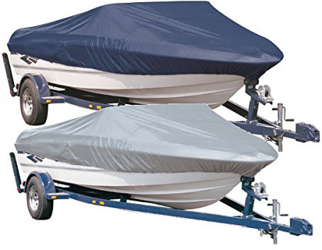 Persenning Winter-Abdeckung Schutz XL/max L 6,70m / B 3,00m Plane für Sportboot Motor-Boot Haube in grau