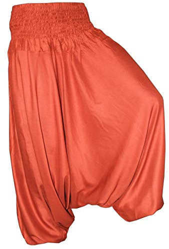 PANASIAM Aladinhose einfarbig Fuchs rot XL