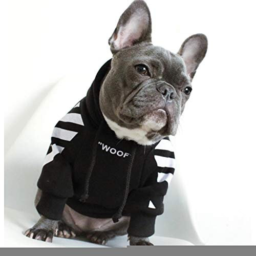 FORMEG Hundekleidung Haustier Französische Bulldogge Kleidung Hund Hoodie Warme Sport Retro Hund Hoodies Haustierkleidung Puppy Dog Pugs Puppy Kleidung Chihuahua
