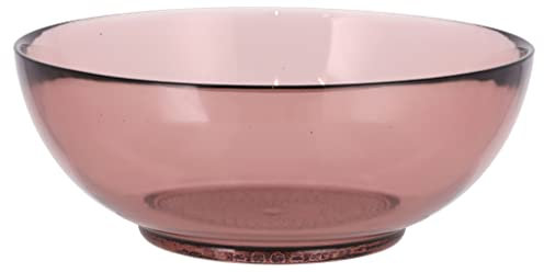 BITZ Kusintha - Cuenco de cristal (20 cm), color rosa