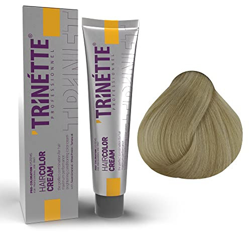 Trinette Professionelle No 11.3 Sehr Hell Goldblond Permanente Haarfarbe Creme 100 ml – Warme Kaffee- und Schokoladentöne, Tiefe Farbergebnisse, Hohe Deckkraft, Langanhaltende Salonqualität
