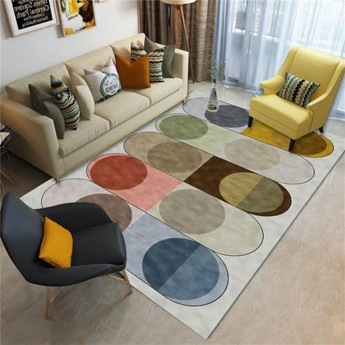Teppich Schlafzimmer jugendzimmer deko Abstrakte Jugend Zimmer Schlafzimmer Teppich super weich Anti-Milben Anti rutsch Teppich 180X280CM
