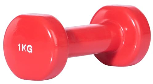 Fausthantel, 1 kg, rot, Stück