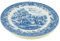 FranquiHOgar - Platos de Postre de Porcelana - Diámetro de 20 cm - Soporta Temperaturas de -30ºC a 300ºC - Decorados con Paisajes Ingleses - Juego de 6 Uds - Cerámica Inglesa - Loza