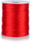 FQTANJU 2mm Nylon Satin Cord, 100 Yards Nylon Cord Satin String for Bracelet Jewelry Making Silky Rattail Macrame Trim Cord Necklace Bulk Beading Thread Kumihimo Chinese Knot Craft (Red)