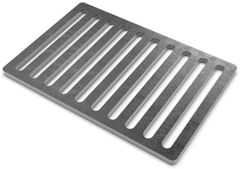 Czaja Ofenrost 22 cm x 15 cm aus massivem Stahl - langlebiger als Gussroste und Bruchsicher - für Öfen und Kamine