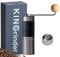 【Famous KOL Recommended】 KINGrinder K0 Straight Handle Manual Coffee Grinder with 140 Adjustable Grinding Levels for Aeropress, French Press, Drip, 25g Capacity