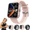 Yodaer Track Pro 2.0, Smartwatch Herren Mit Bl𝑢tz𝑢ck𝑒r𝑚𝑒𝑠𝑠𝑢𝑛𝑔 - Shirem Track Pro 2.0 bl𝑜𝑜d gl𝑢cose 𝑚𝑜n𝑖t𝑜r𝑖ng -Shiroz,Rosa