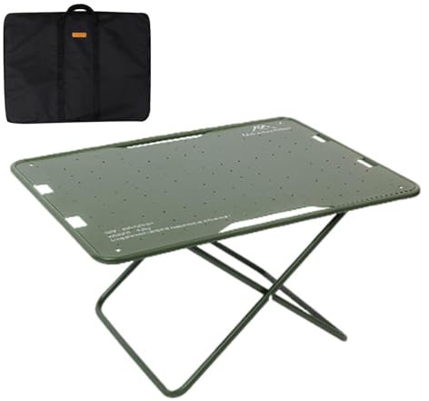 Kasmole Kompakter Campingtisch für den Außenbereich, tragbarer Camping