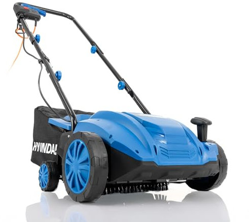 Hyundai 1500W 32cm Electric Artificial Grass Sweeper and Lawn Brush