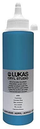 LUKAS Cryl Studio 250 ml, Acrylfarbe in Premium-Qualität, Coelinblau