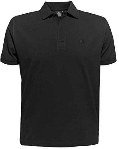 Ahorn Poloshirt Übergröße schwarz, XL Größe:3XL