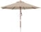 anndora® Sonnenschirm Gartenschirm 3 m rund wasserabweisend - mit Winddach Dark Natural