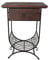 FRANK FLECHTWAREN Beistelltisch Country-Style 48 x 30 x 68 cm, Schublade 34 x 27 x 13 cm, vielseitig einsetzbar