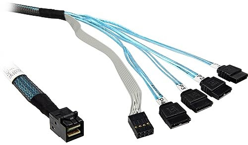 LSI LOGIC LSI00409 CBL-SFF8643-SATASB-05M 0,5m Mini-SAS HD/SATA X4 Kabel