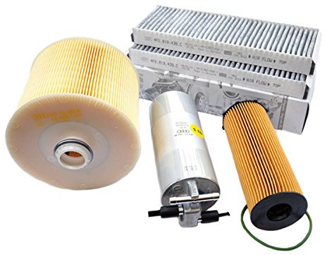 Original Audi Teile A6 4F Allroad 2.7L 3.0L V6 TDI Motor Inspektionspaket Filter Service KIT 4-teilig ab 10/2008