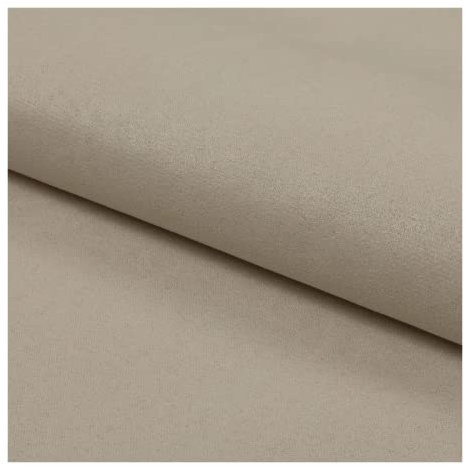 EDGE NUBUK Polsterstoff Meterware 148 cm breit, 100% Polyester, Gewicht 300 g/lfm, Microfaser, Velourleder ideal als oder Möbelstoff für Sofakissen, Polsterbezüge und Sitzkissen (111 Hellbeige)