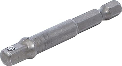 BGS 9685-1 | Adaptador para taladros | entrada hexagonal exterior 6,3 mm (1/4) / salida cuadrada exterior 6,3 mm (1/4)