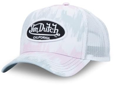 Von Dutch Kappe für Damen und Herren, Trucker Vibes, verstellbar, Rosa, Einheitsgröße