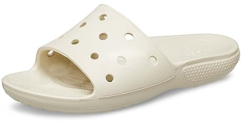 Crocs Unisex Adulto Classic Crocs Slide Ciabatta, Bone, 41/42 EU