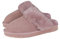 Rohn Moden Lammfell Hausschuhe Talea für Damen, echt Schaffell Pantoffel, atmungsaktive Pantoletten, Slipper mit fester EVA-Sohle in Premiumqualität, Schlappen in rose (numeric_36)