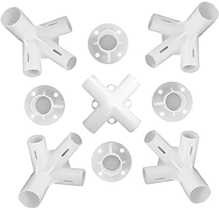 Milageto Ersatzteile für Pavillon Zeltfüße Eckverbinder, 9 Stück