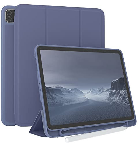 EAZY CASE - Hülle für iPad Pro 11 mit Stifthalter [Modell 2018/2020/2021/2022] - 11 Zoll Hülle für iPad 11 Pro Case - Hülle Tablet Cover - Aufstell Smartcase - Klappcase Auto Sleep Wake Up EIS Blau