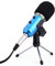 SagaSave USB Podcast PC Microphone Condenser Microphone kit for Skype, Radio, Youtube, Podcasts (Blue)