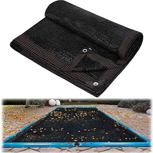 Rectangular Leaf Net In Ground Pool Cover Winter Cover - Fine Mesh Swimming Pool Leaf Net Cover Woven Polyethylene Material - Cover Pool Pool Cover Screen Cover Pond Net