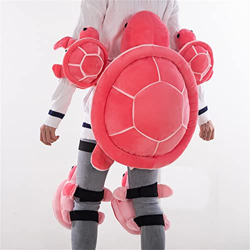 Schildkröten-Hüftpolster, Schildkröten-Kissen, Hüft-Po-Steißbein-Schutz, niedliches Schildkröten-Kissen, Knieausrüstung, stoßfest, für Skifahren, Skaten, Snowboard, , Fußball (Rücken, One Size)