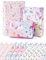 WERNNSAI Einhorn Geschenkpapier - 10 Blatt 51 x 69cm Geschenkpapier für Kinder Einhorn Thema Geburtstagsparty Baby Dusche Mädchen Geschenkpapier Set Party Dekoration