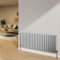 NRG 600x1428mm Chrome Radiator Horizontal Flat Panel Bathroom Designer Single Rad Central Heating