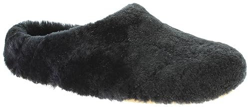 Living Kitzbühel Lammfell Pantoffel Schwarz Größe EU 42