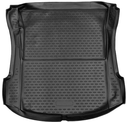 Kofferraummatte Kofferraumwanne für Tesla Model 3 2017-2024 Gummi TPE Schwarz