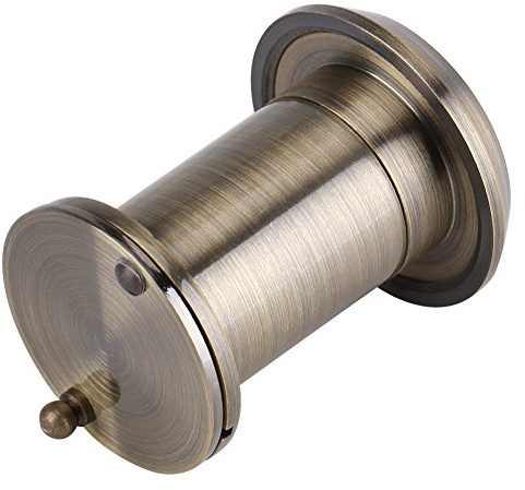 Türspion, Weitwinkel-Home-Security-Glas-Viewer, 220-Grad-Weitwinkel-Tür-Scope-Viewer für Tür-Scope (Bronzebeschichtung)